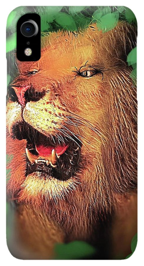 Lion In The Woods - Phone Case