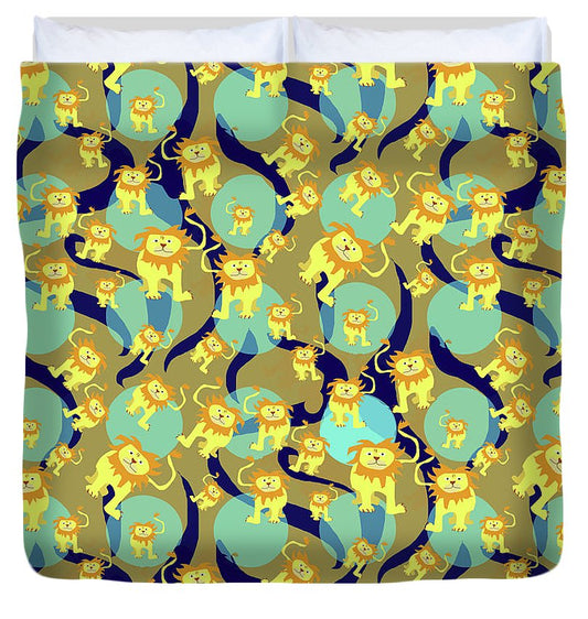 Lion Pattern - Duvet Cover