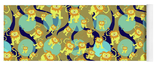 Lion Pattern - Yoga Mat