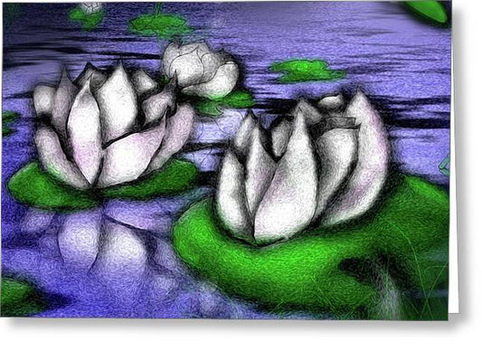 Little Lotus Pond - Greeting Card