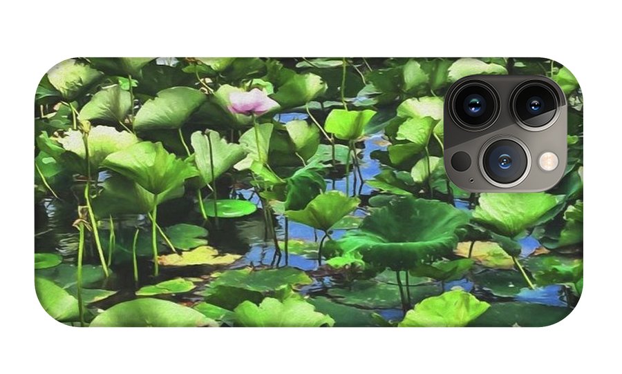 Lotus With Pink Blossom - Phone Case