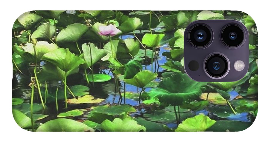Lotus With Pink Blossom - Phone Case