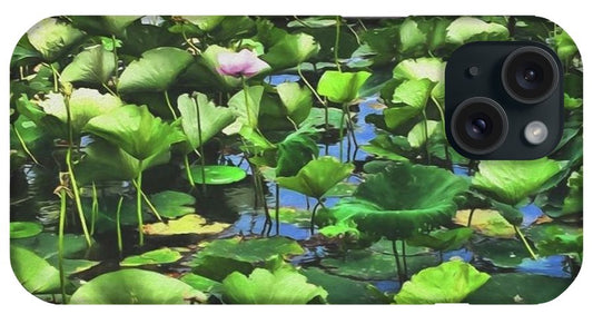 Lotus With Pink Blossom - Phone Case