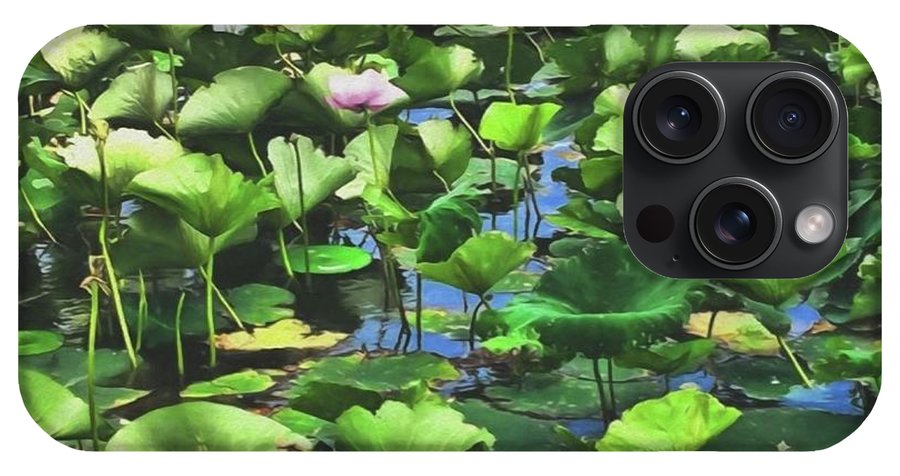 Lotus With Pink Blossom - Phone Case