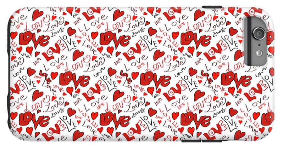 Love and Hearts - Phone Case