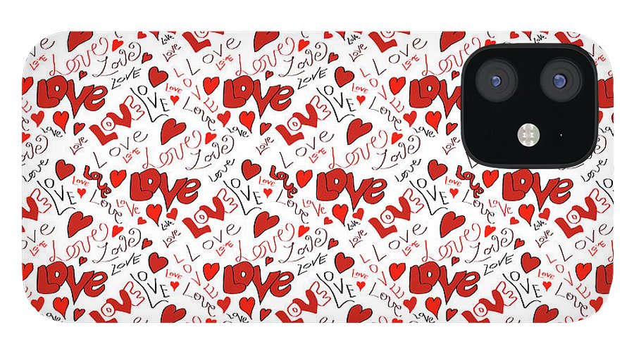 Love and Hearts - Phone Case