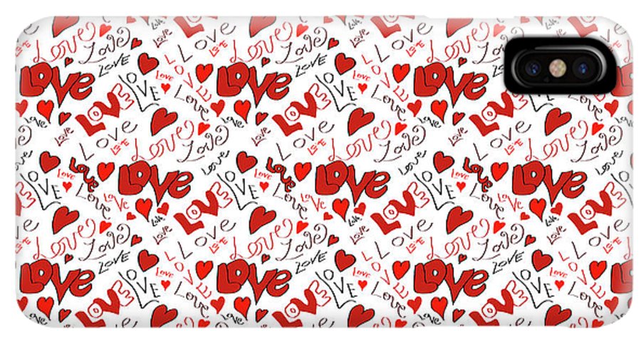 Love and Hearts - Phone Case