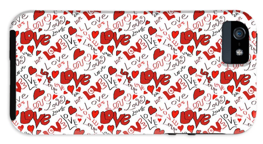 Love and Hearts - Phone Case