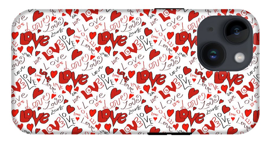 Love and Hearts - Phone Case