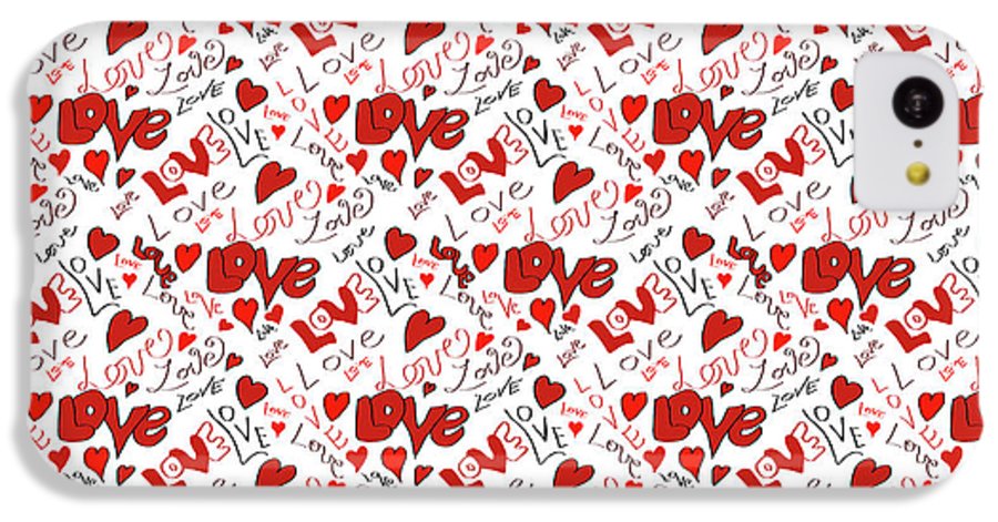Love and Hearts - Phone Case