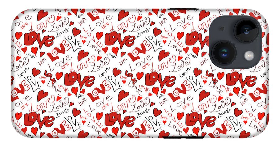 Love and Hearts - Phone Case