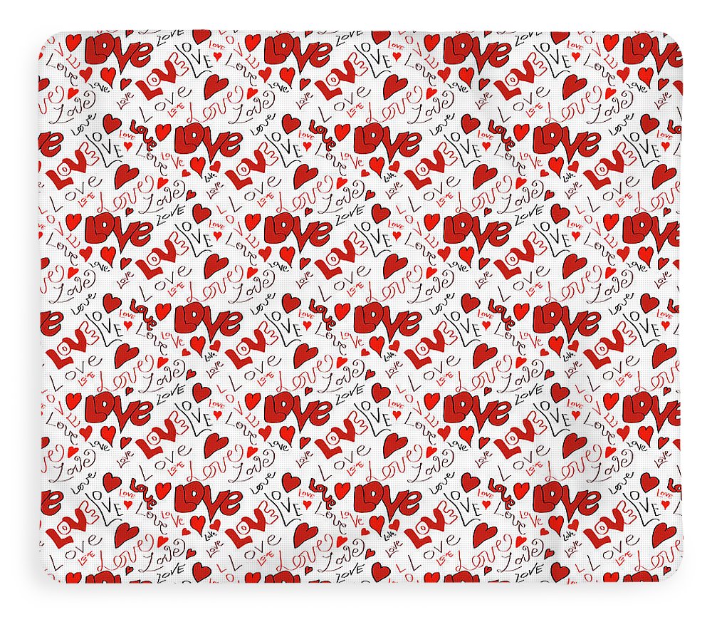 Love and Hearts - Blanket
