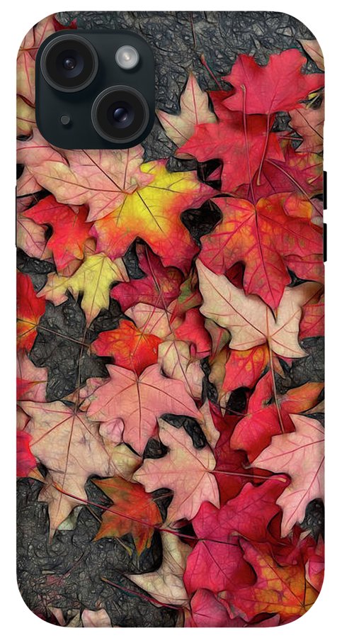 Maple Leaves In October 3 - Phone Case