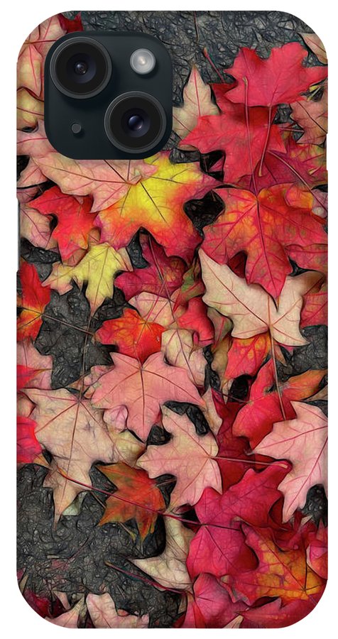 Maple Leaves In October 3 - Phone Case