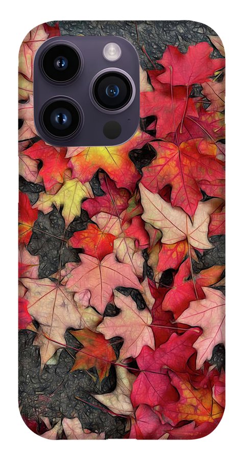 Maple Leaves In October 3 - Phone Case