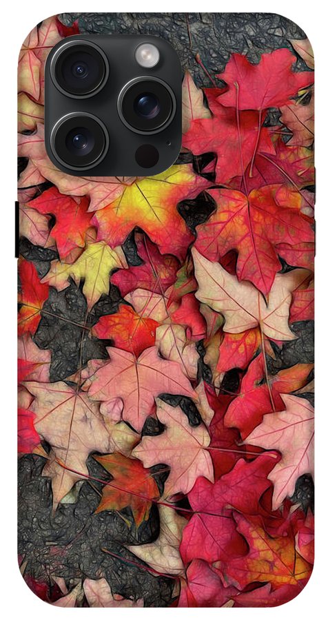 Maple Leaves In October 3 - Phone Case