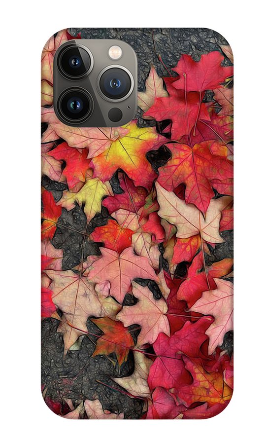 Maple Leaves In October 3 - Phone Case