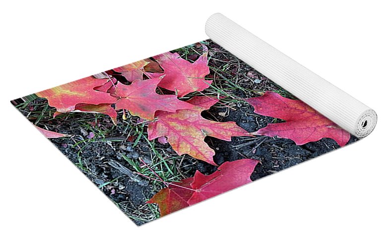 Maple Leaves In October 4 - Yoga Mat