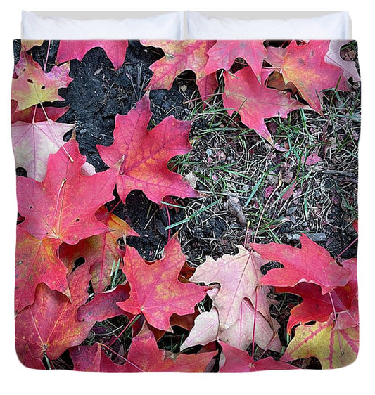 Maple Leaves In October 4 - Duvet Cover