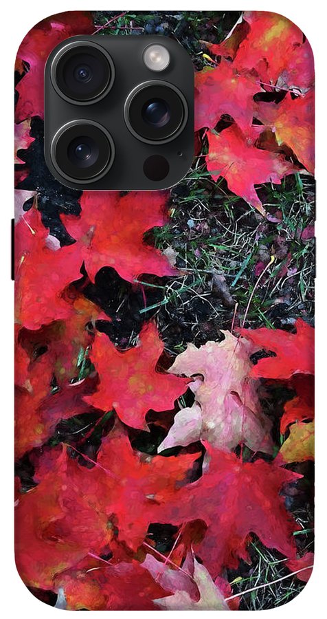 Maple Leaves In October 5 - Phone Case