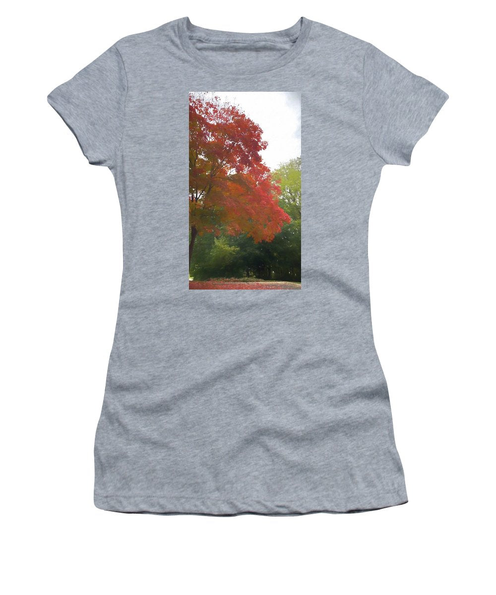 Maple Tree In October - Women's T-Shirt