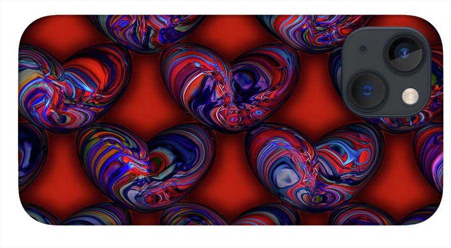 Marbled Valentine - Phone Case