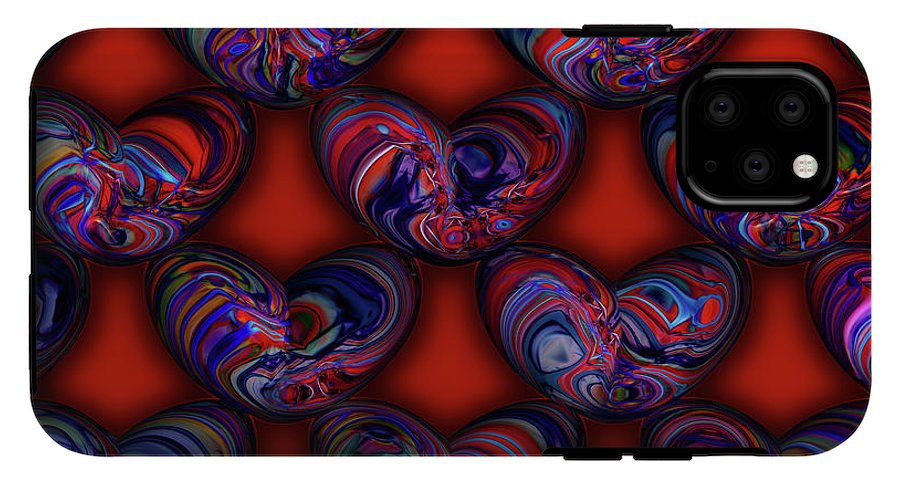 Marbled Valentine - Phone Case