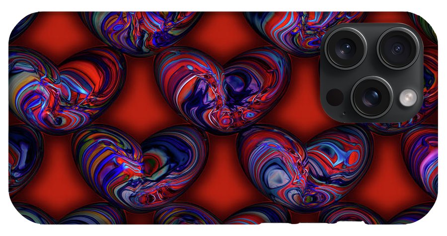 Marbled Valentine - Phone Case