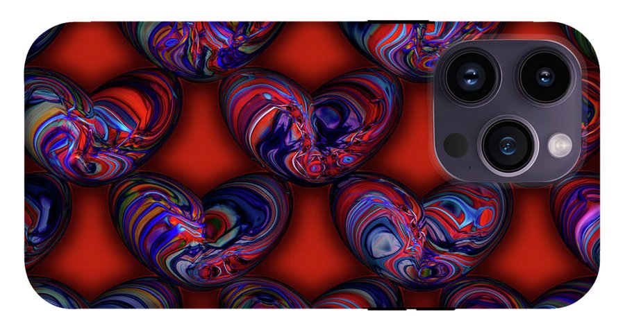 Marbled Valentine - Phone Case