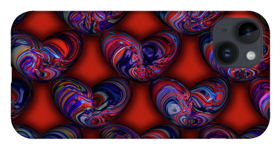 Marbled Valentine - Phone Case