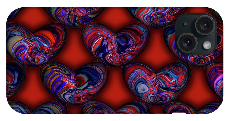 Marbled Valentine - Phone Case