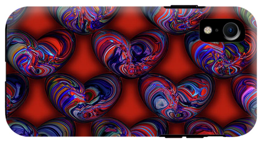 Marbled Valentine - Phone Case