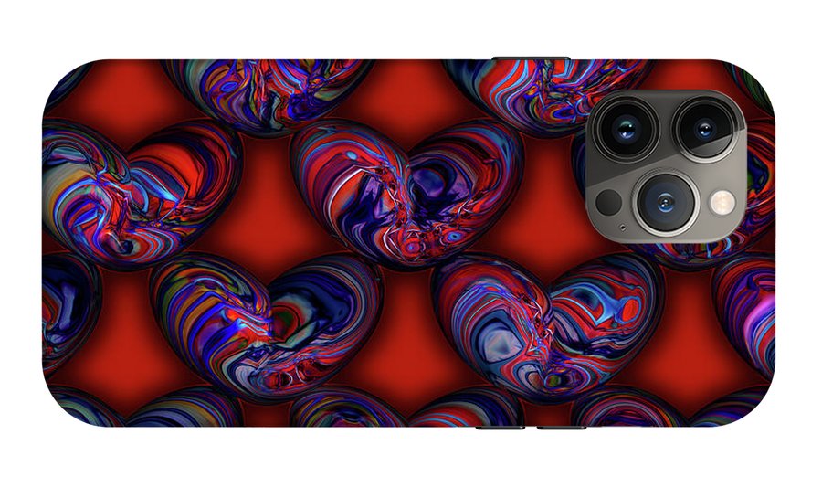 Marbled Valentine - Phone Case