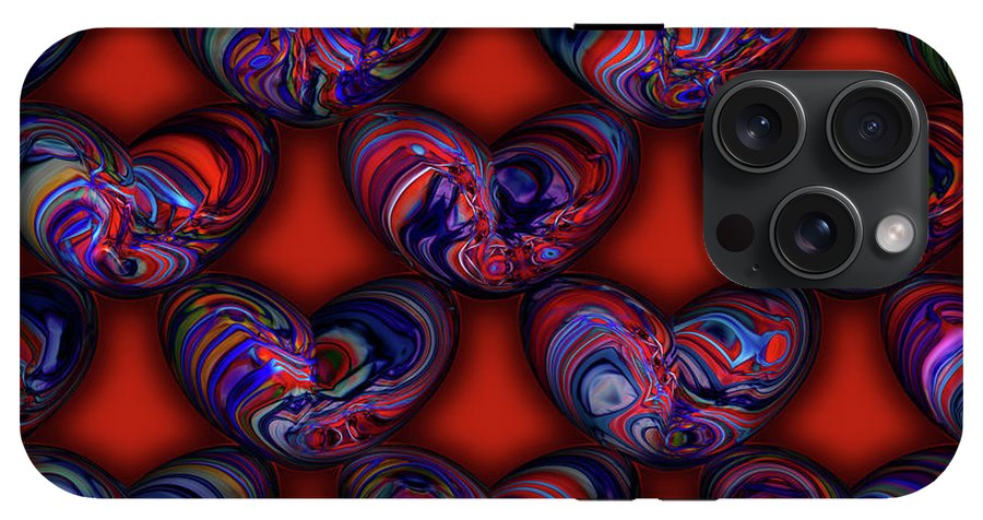 Marbled Valentine - Phone Case