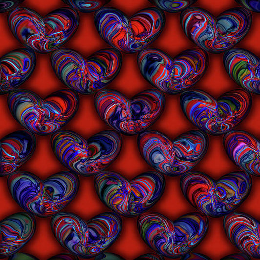 Marbled Valentine - Art Print
