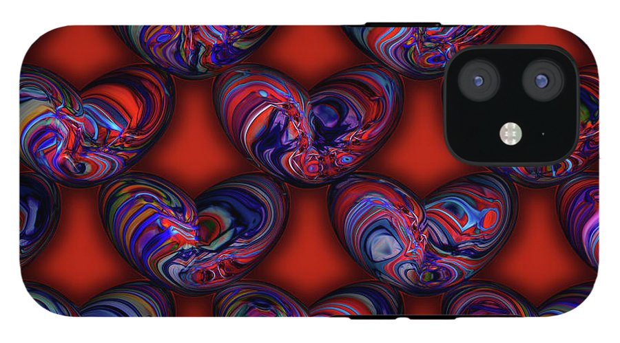 Marbled Valentine - Phone Case