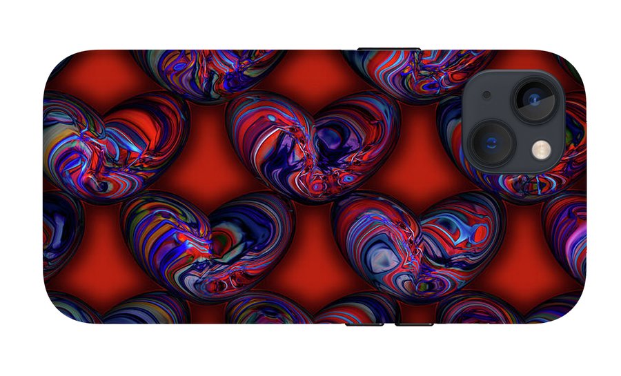 Marbled Valentine - Phone Case