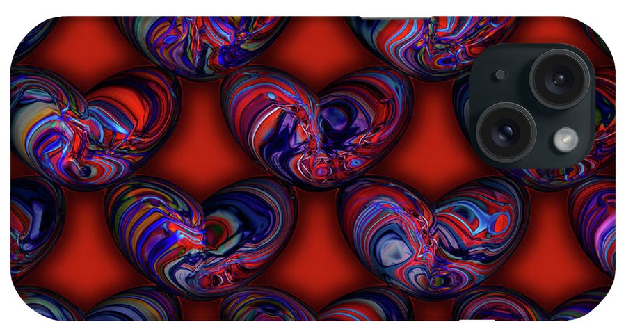 Marbled Valentine - Phone Case