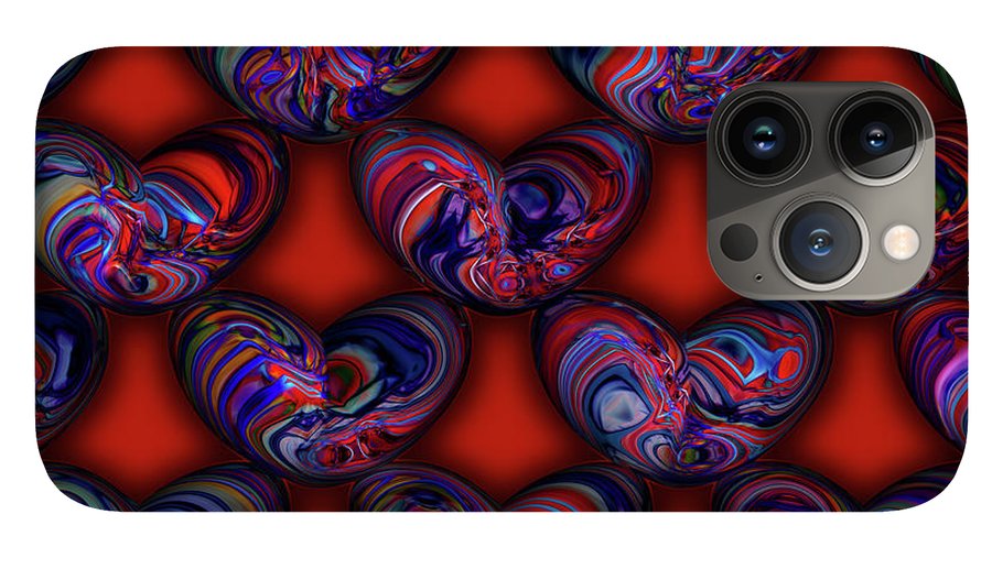 Marbled Valentine - Phone Case