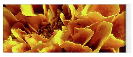 Marigold Close Up - Yoga Mat