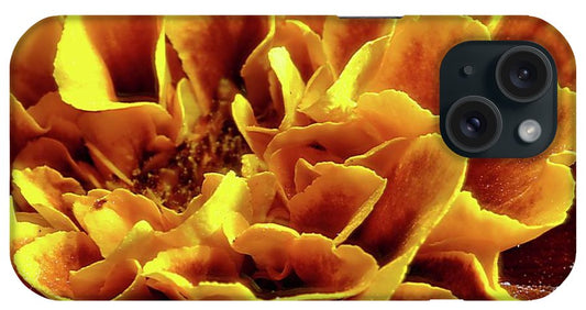 Marigold Close Up - Phone Case