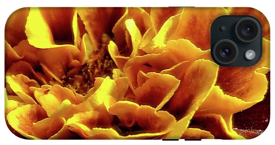 Marigold Close Up - Phone Case