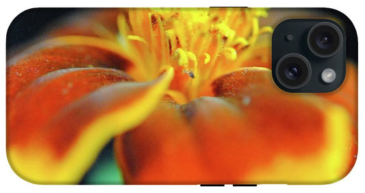 Marigold With Pollen - Phone Case