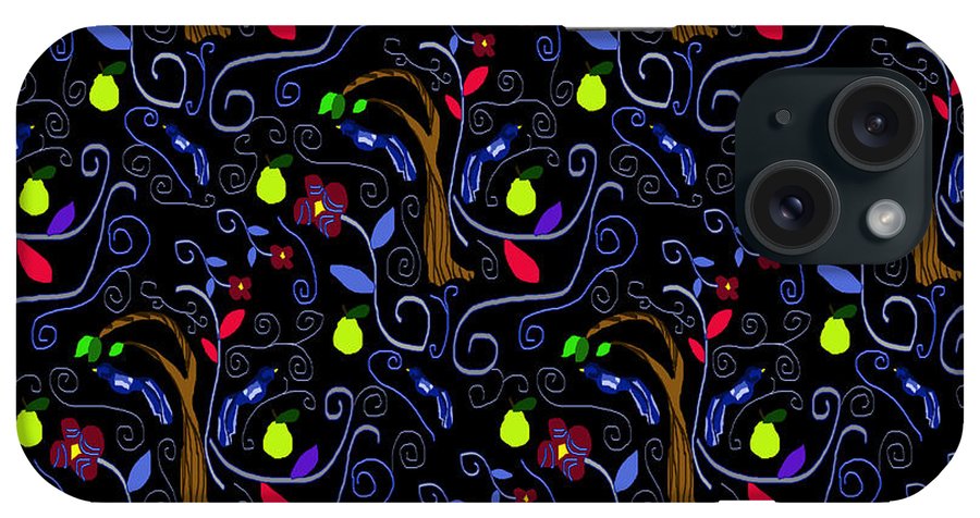 Medieval Birds and Scrolls - Phone Case