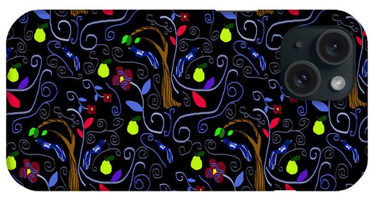 Medieval Birds and Scrolls - Phone Case