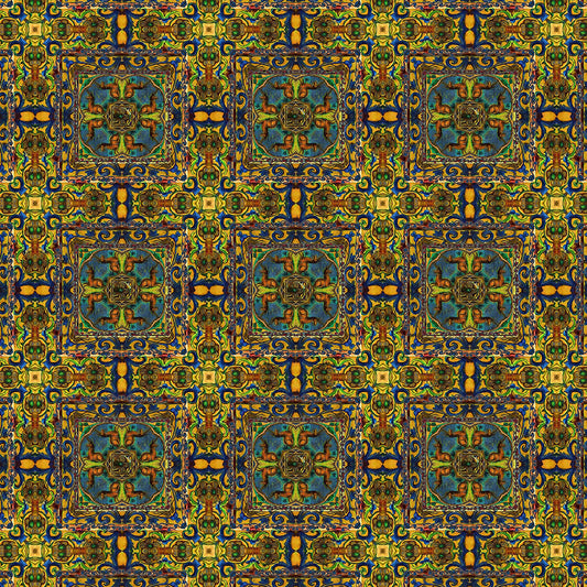 Medieval Unicorn Pattern Digital Image Download