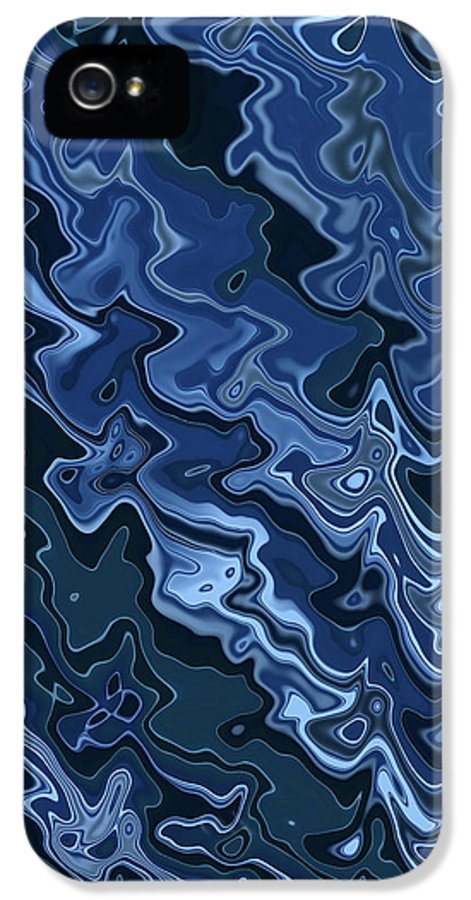 Melted Blue Chrome - Phone Case