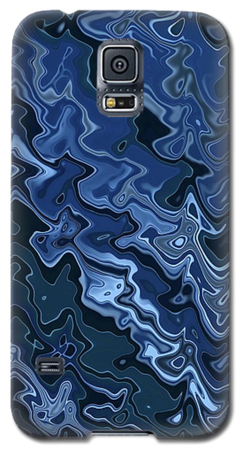 Melted Blue Chrome - Phone Case