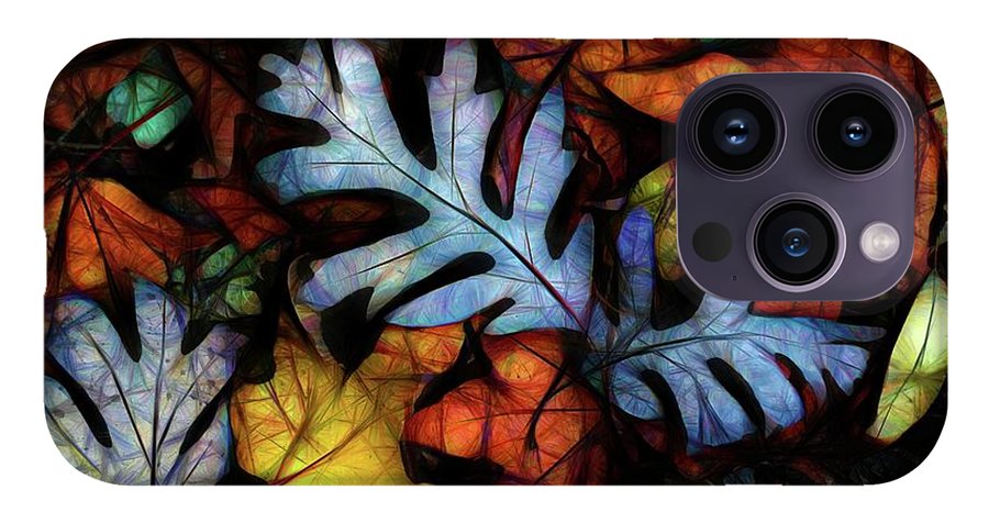 Mid October Leaves 1 - Phone Case