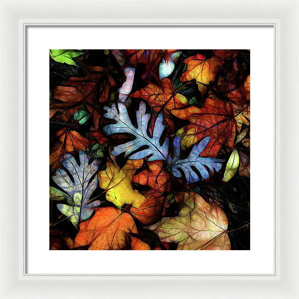 Mid October Leaves 1 - Framed Print